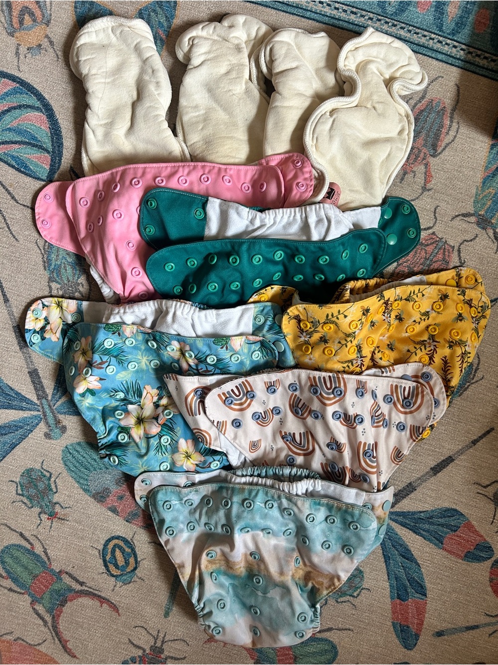 6 Petite Crown Pocket Diaper Shells